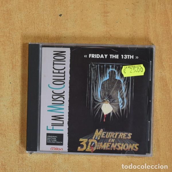 CDs de m&uacute;sica: HARRY MANFREDINI / MICHAEL ZAGE - FRIDAY THE 13 TH MEURTRES EN 3 DIMENSIONS - CD