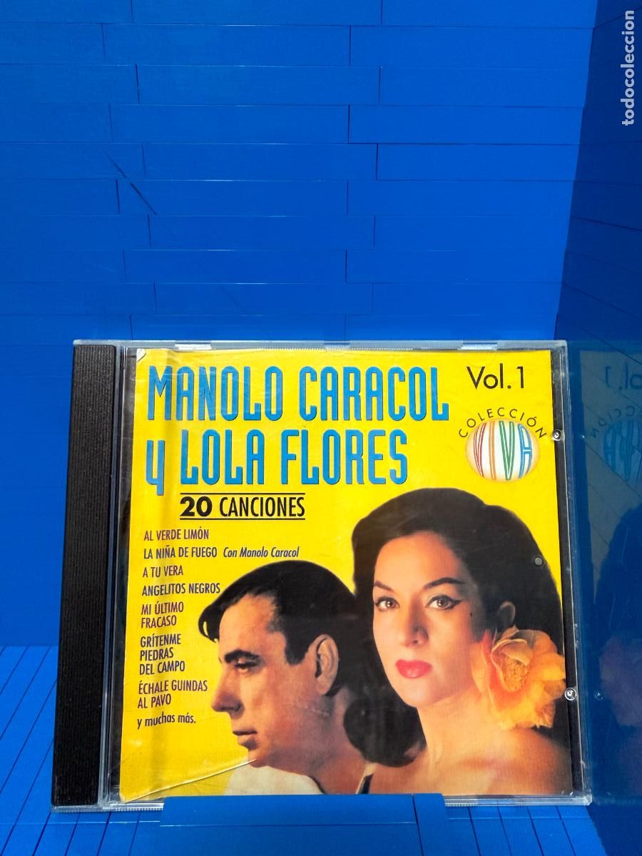 CDs de m&uacute;sica: 20 CANCIONES VOL. 1 &ndash; MANOLO CARACOL Y LOLA FLORES &ndash; 2006 &ndash; CD