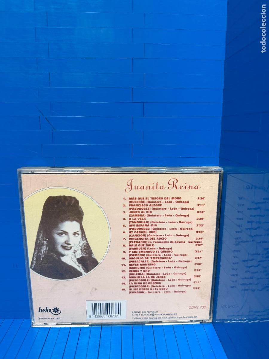 CDs de m&uacute;sica: FRANCISCO ALEGRE Y OTROS PRIMEROS &Eacute;XITOS &ndash; JUANITA REINA &ndash; 2000 &ndash; CD