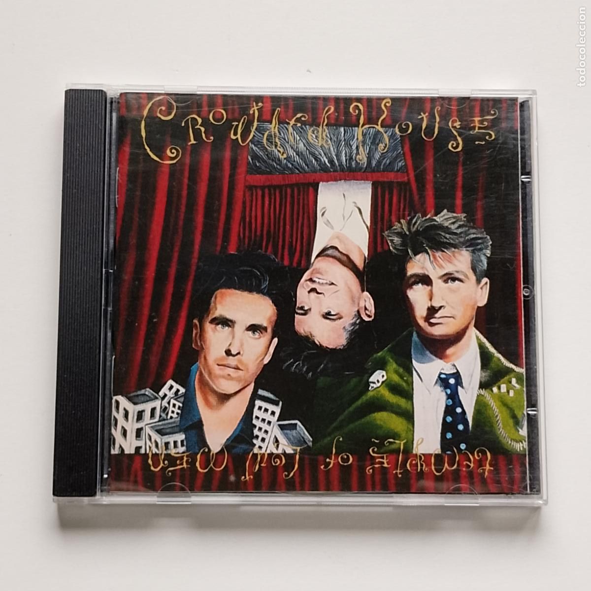 CDs de m&uacute;sica: Crowded House-Temple Of Low Men (CD Capitol 1988) Neil Finn, Split Enz, R.E.M., Tears for Fears...