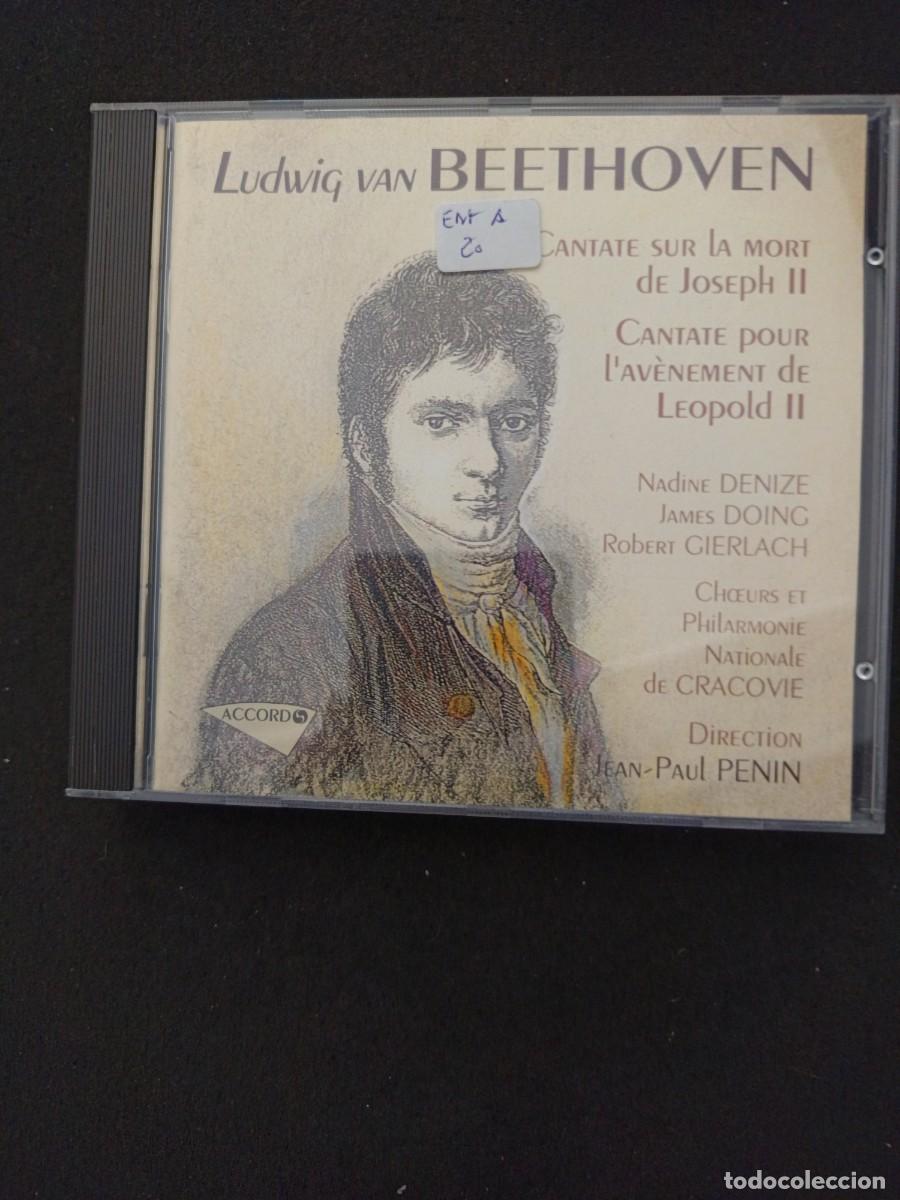 CDs de m&uacute;sica: BEETHOVEN. CANTATE SUR LA MORT DE JOSEPH II / CANTATE POUR L'AV&Eacute;NEMENT DE LEOPOLD II