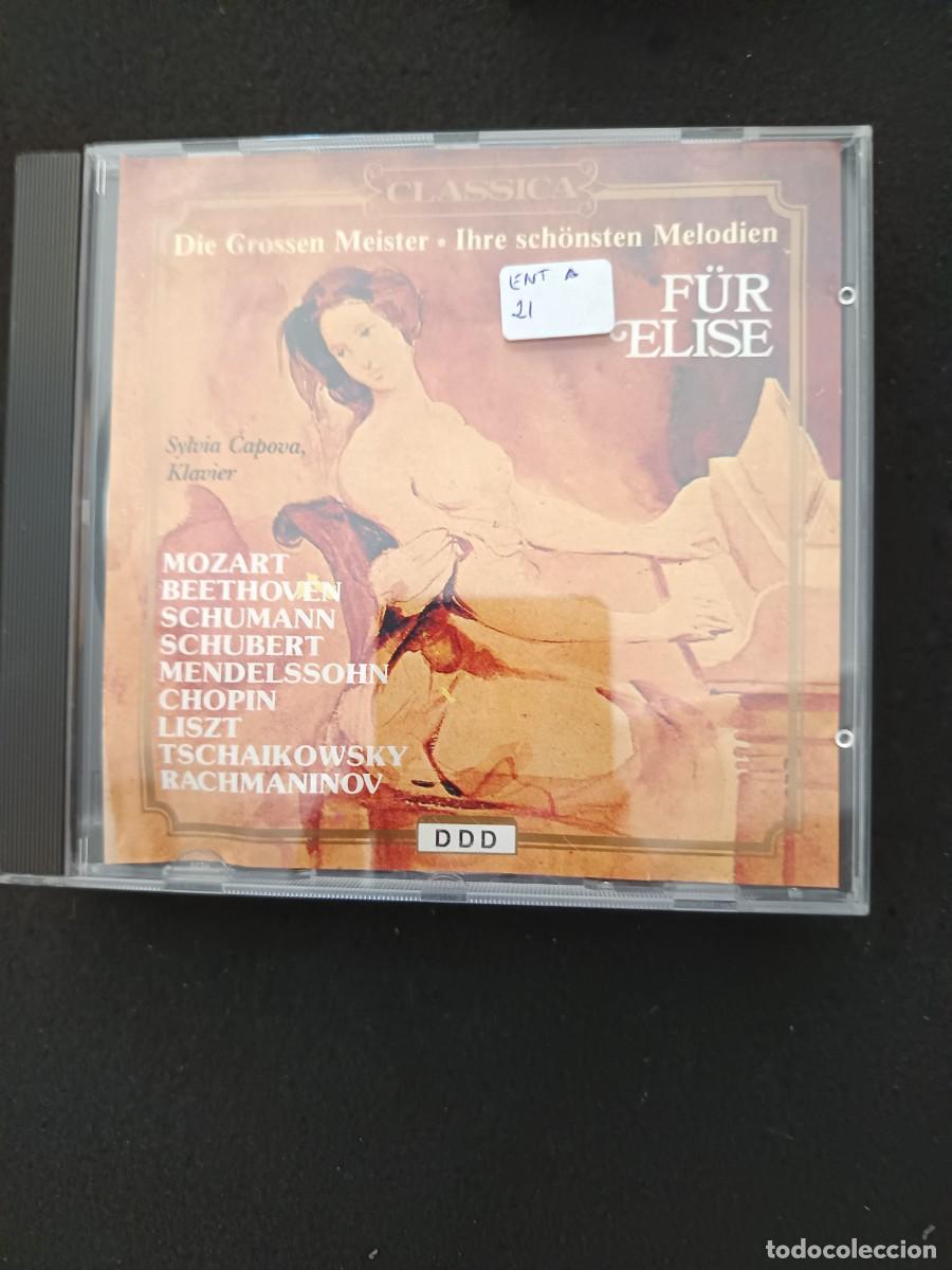 CDs de m&uacute;sica: DIE GROSSEN MEISTER. IHRE SCH&Ouml;NSTEN MELODIEN. F&Uuml;R ELISE. PIANO: SYLVIA CAPOVA
