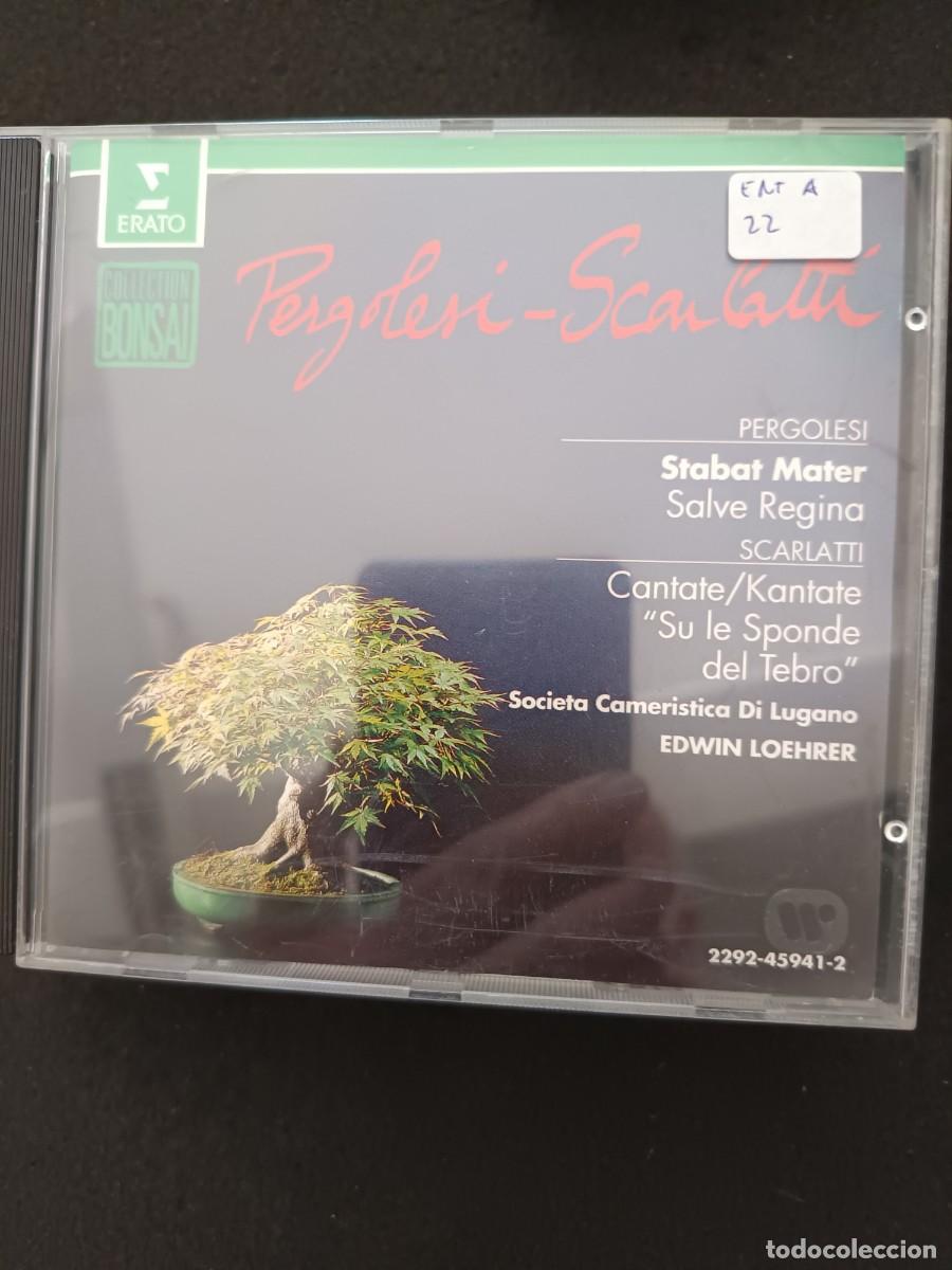 CDs de m&uacute;sica: PERGOLESI: STABAT MATER / SALVE REGINA - SCARLATI : CANTATE &rdquo;SU LE SPONDE DEL TEBRO&rdquo;