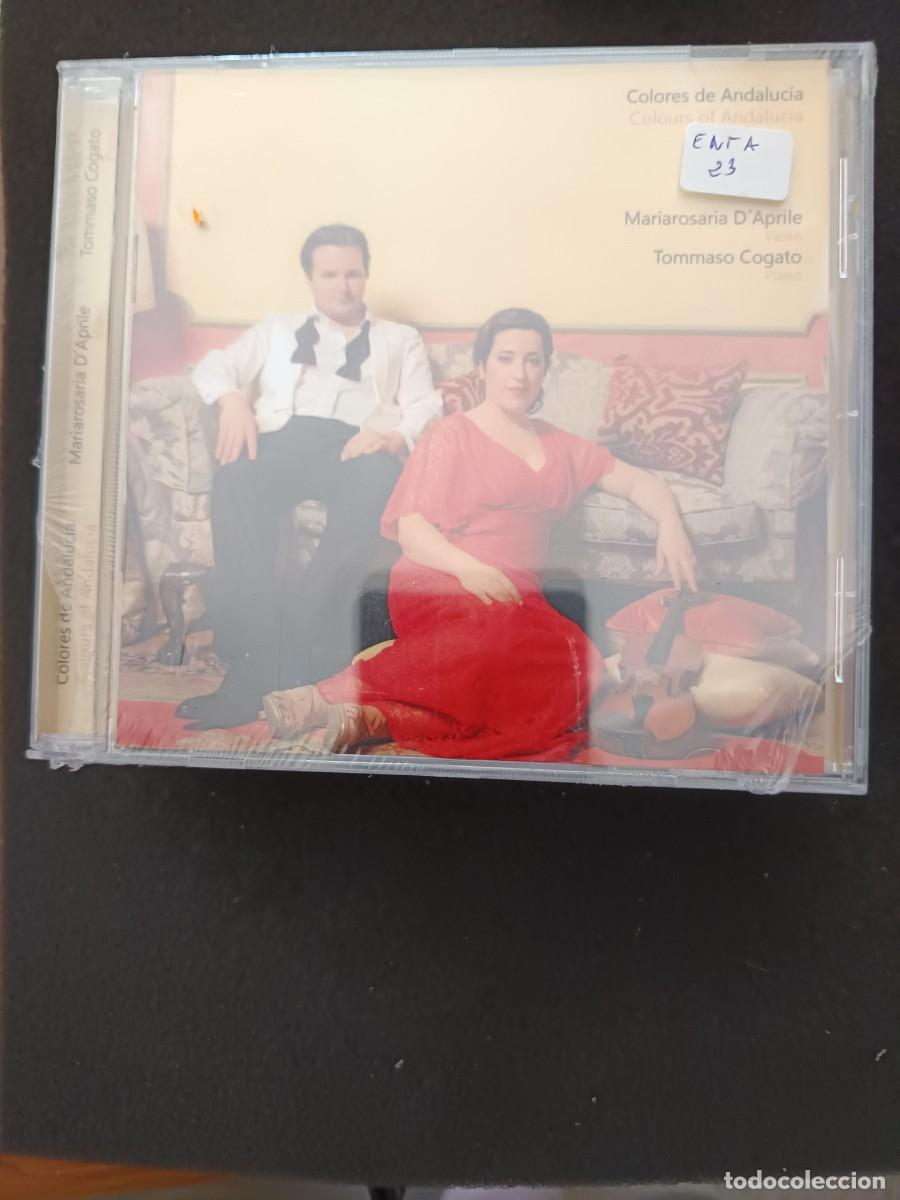 CDs de m&uacute;sica: COLORES DE ANDALUC&Iacute;A. PIANO: TOMMASO COGATO. VIOL&Iacute;N: MARIAROSARIO D'APRILE