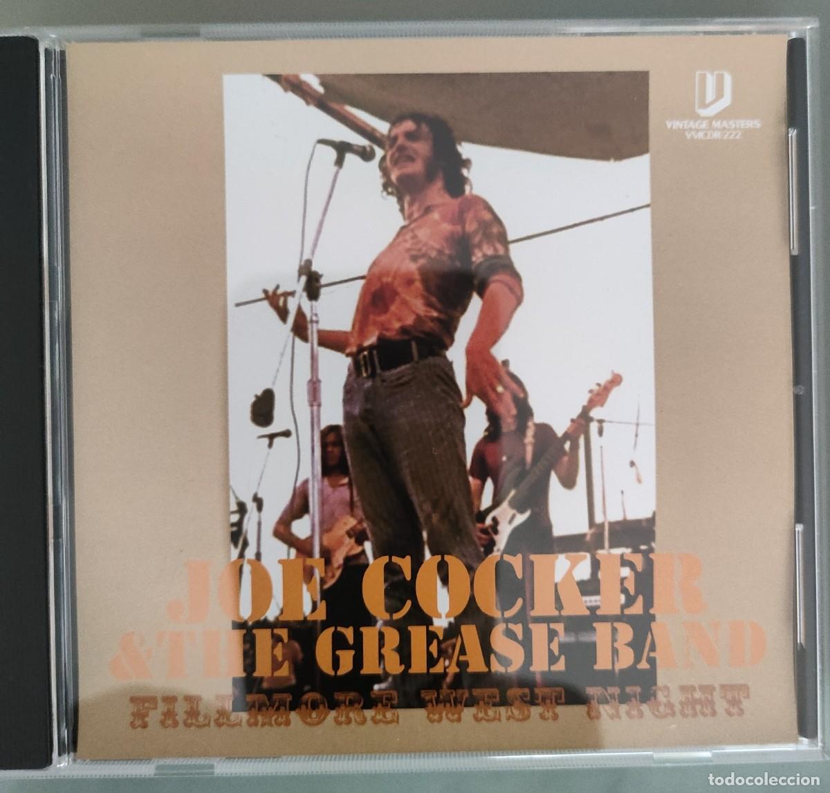 CDs de m&uacute;sica: JOE COCKER & THE GREASE BAND - FILLMORE WEST NIGHT - LIVE 1969 CDR VINTAGE MASTERS SOUNDBOARD