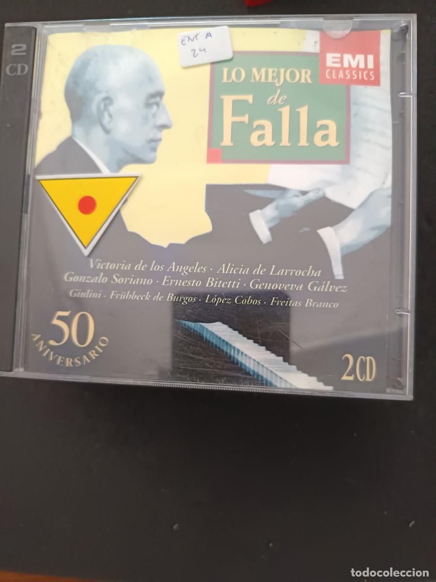 CDs de m&uacute;sica: 2 CD. LO MEJOR DE FALLA. 50 ANIVERSARIO. 2 CD