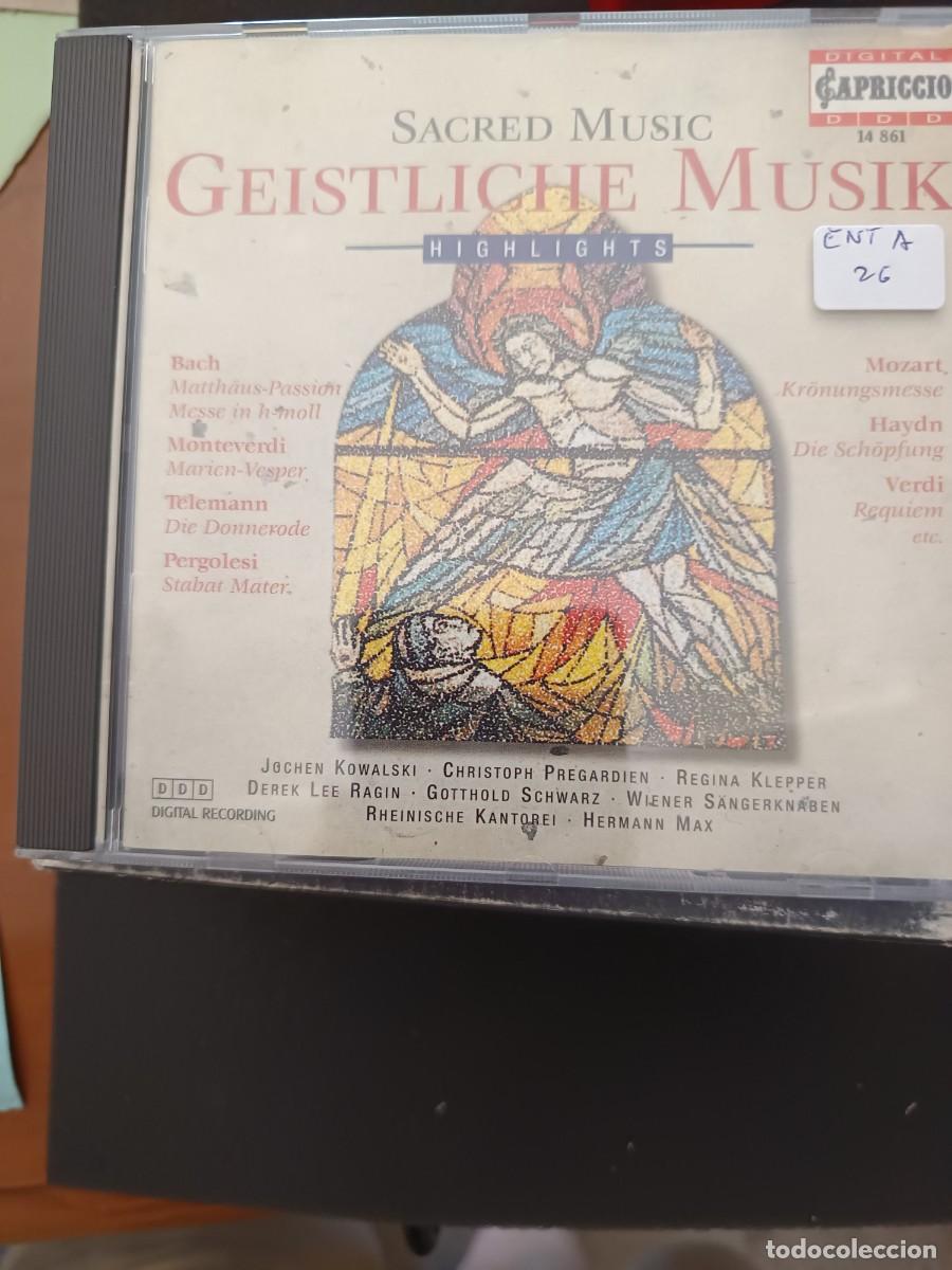 CDs de m&uacute;sica: SACRED MUSIC. GEISTLICHE MUSIK. (HIGHLIGHTS)
