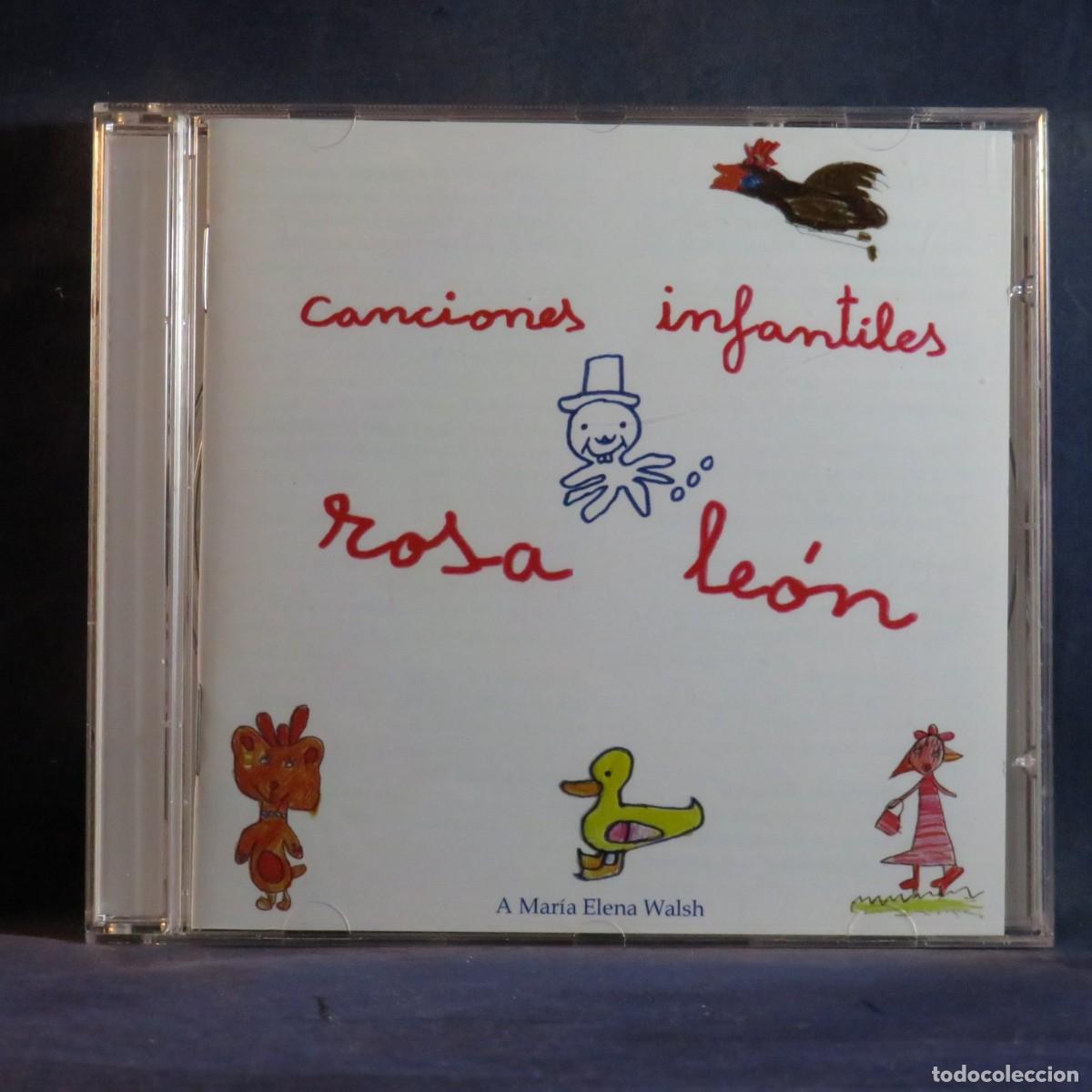 CDs de m&uacute;sica: ROSA LE&Oacute;N - CANCIONES INFANTILES - CD - Foto 1