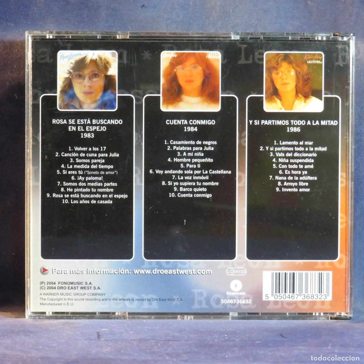 CDs de m&uacute;sica: ROSA LE&Oacute;N - DISCOGRAF&Iacute;A B&Aacute;SICA - 3 CD - Foto 2