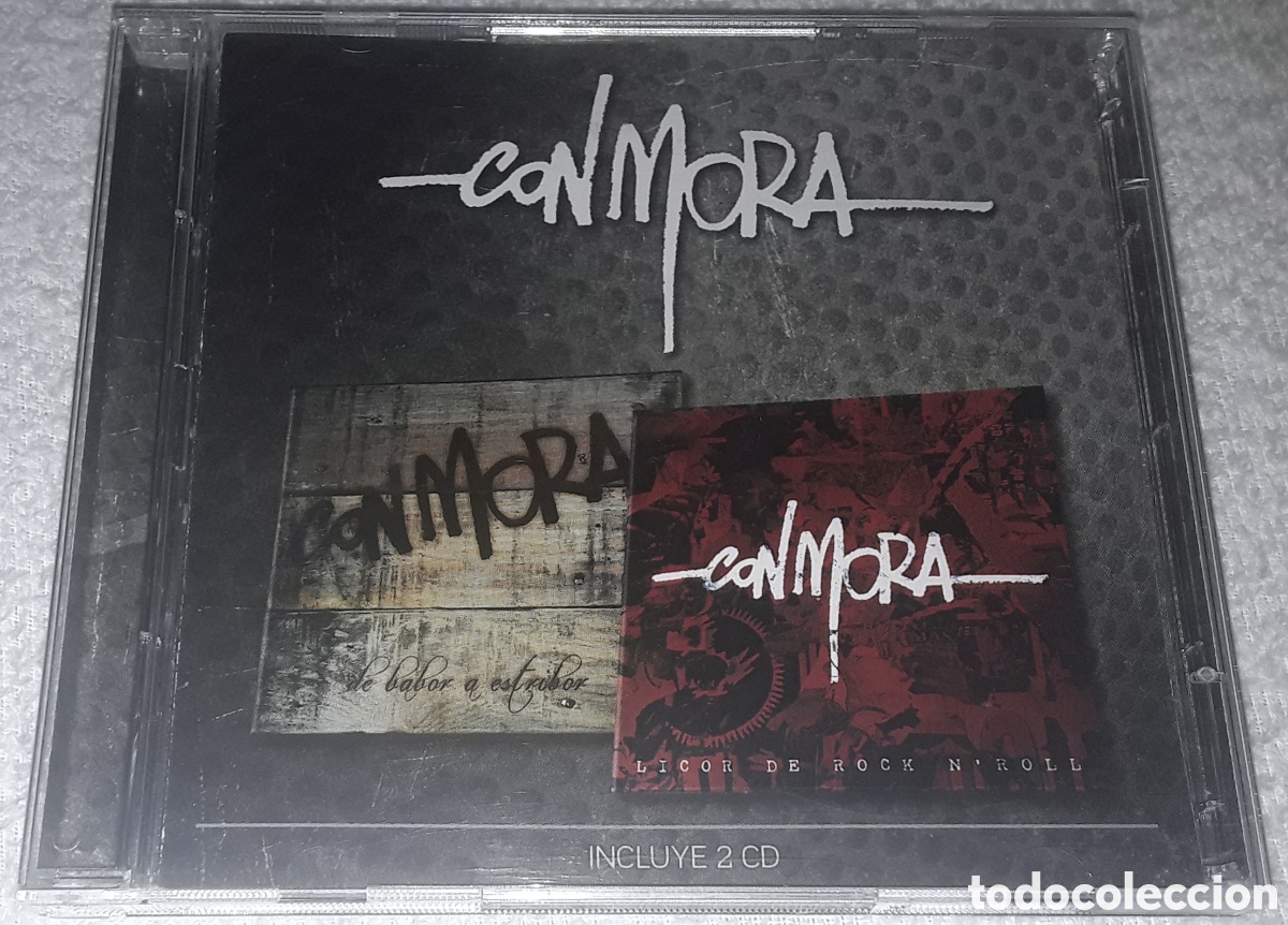 CDs de m&uacute;sica: 2 CD - CON MORA - LICOR DE ROCK N ROLL / DE BABOR A ESTRIBOR - CON MORA
