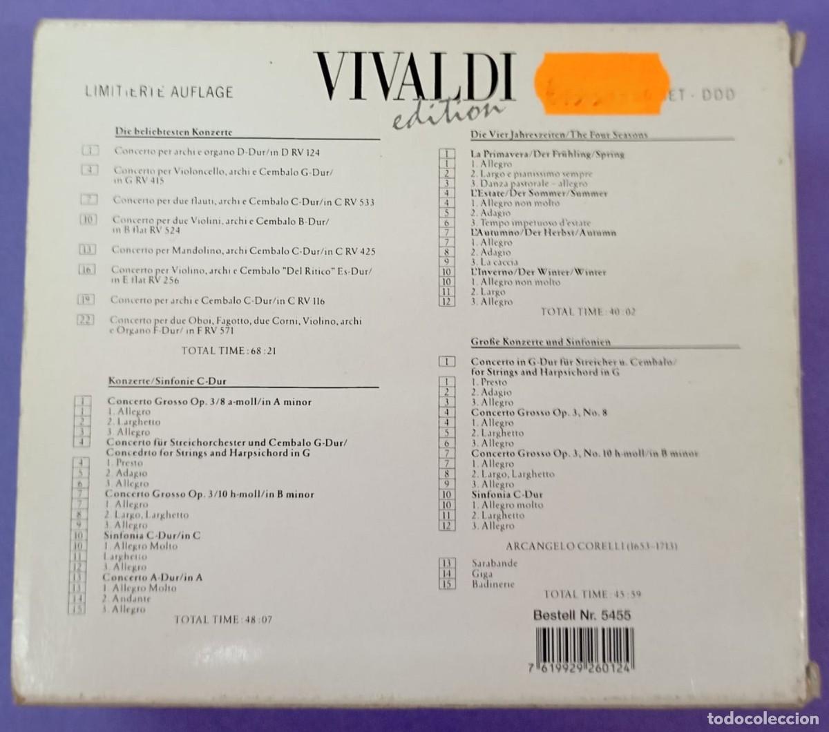 CDs de m&uacute;sica: Antonio Vivaldi &ndash; Vivaldi Edition - 4CD SET - Foto 3