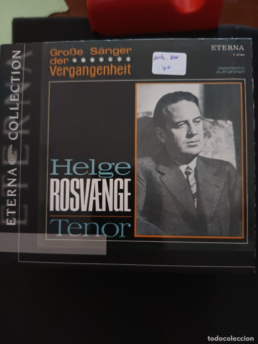 CDs de m&uacute;sica: HELGE ROSVAENGE, TENOR. GROSSE S&Auml;NGER DER VERGANGENHEIT