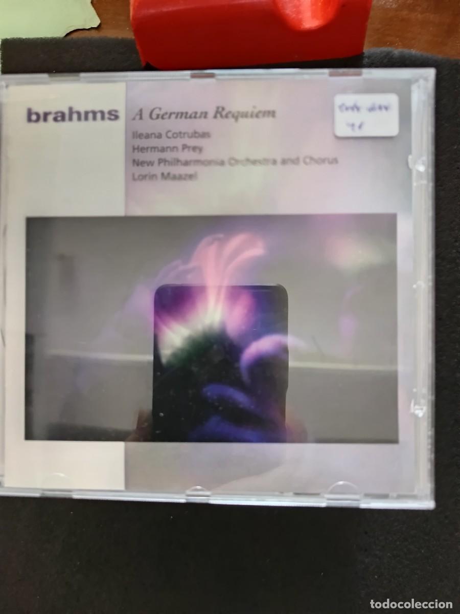 CDs de m&uacute;sica: BRAHMS. A GERMAN REQUIEM. DIR.: LORIN MAAZEL. INT&Eacute;RP.: ILEANA COTRUBAS, HERMANN PREY