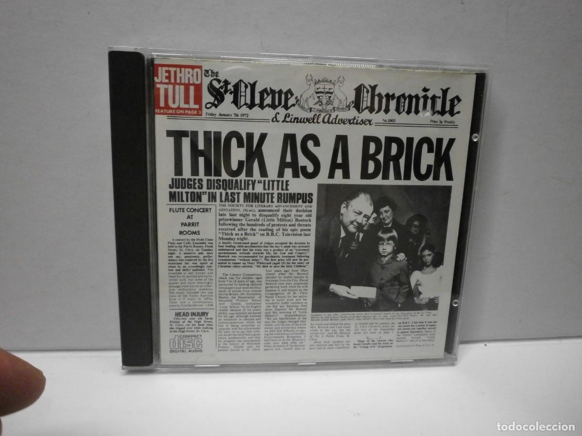 CDs de m&uacute;sica: cd jetho tull thick as a brick buen estado