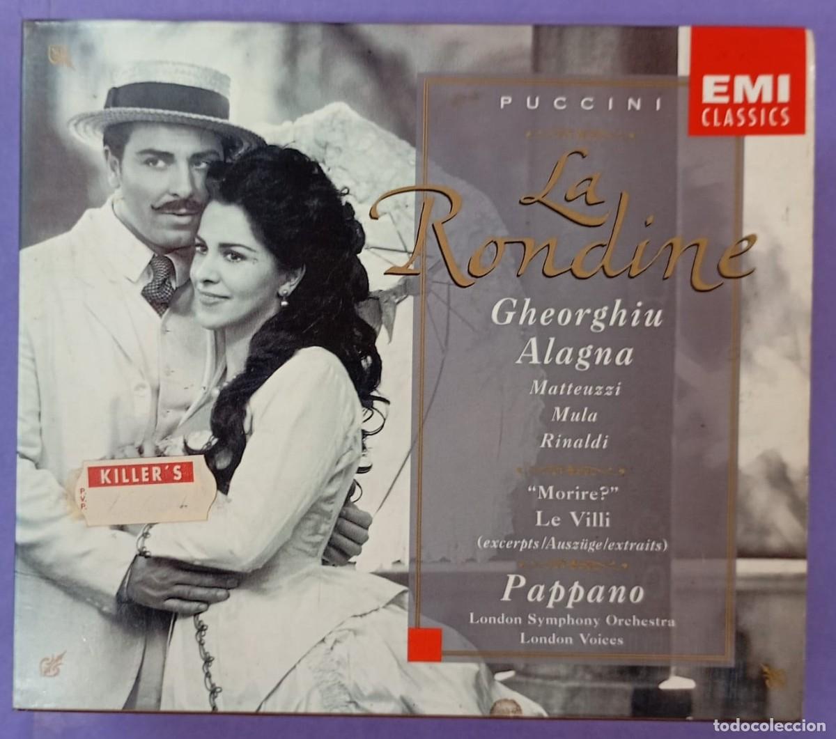 CDs de m&uacute;sica: La Rondine, Giacomo Puccini. EMI. 2CD+LIBRETO