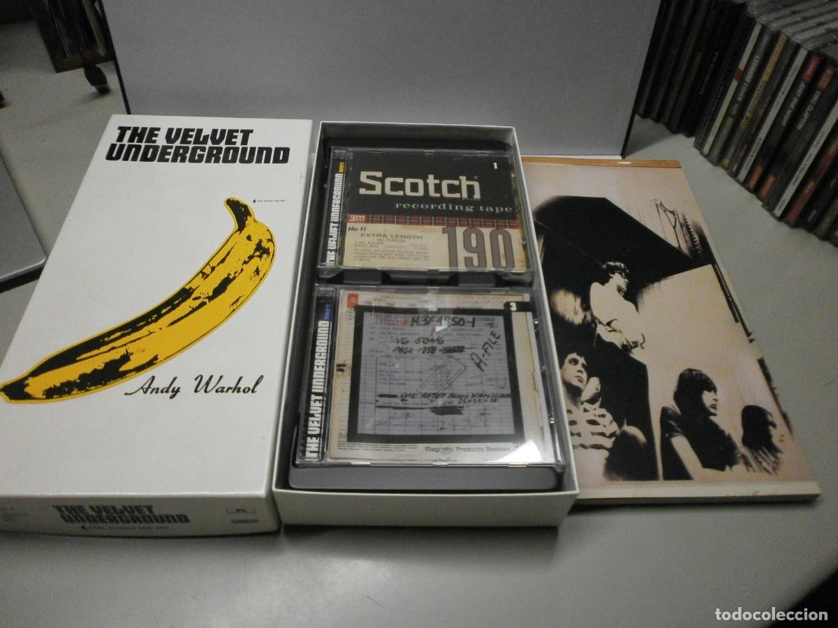 CDs de m&uacute;sica: cd set 5 disc the velvet underground andy warhol buen estado