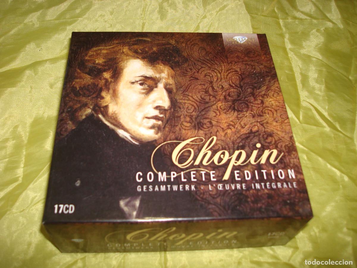 CDs de m&uacute;sica: CHOPIN. COMPLETE EDITION. CAJA CON 17 CD&acute;S + LIBRETO. IMPECABLE(#)
