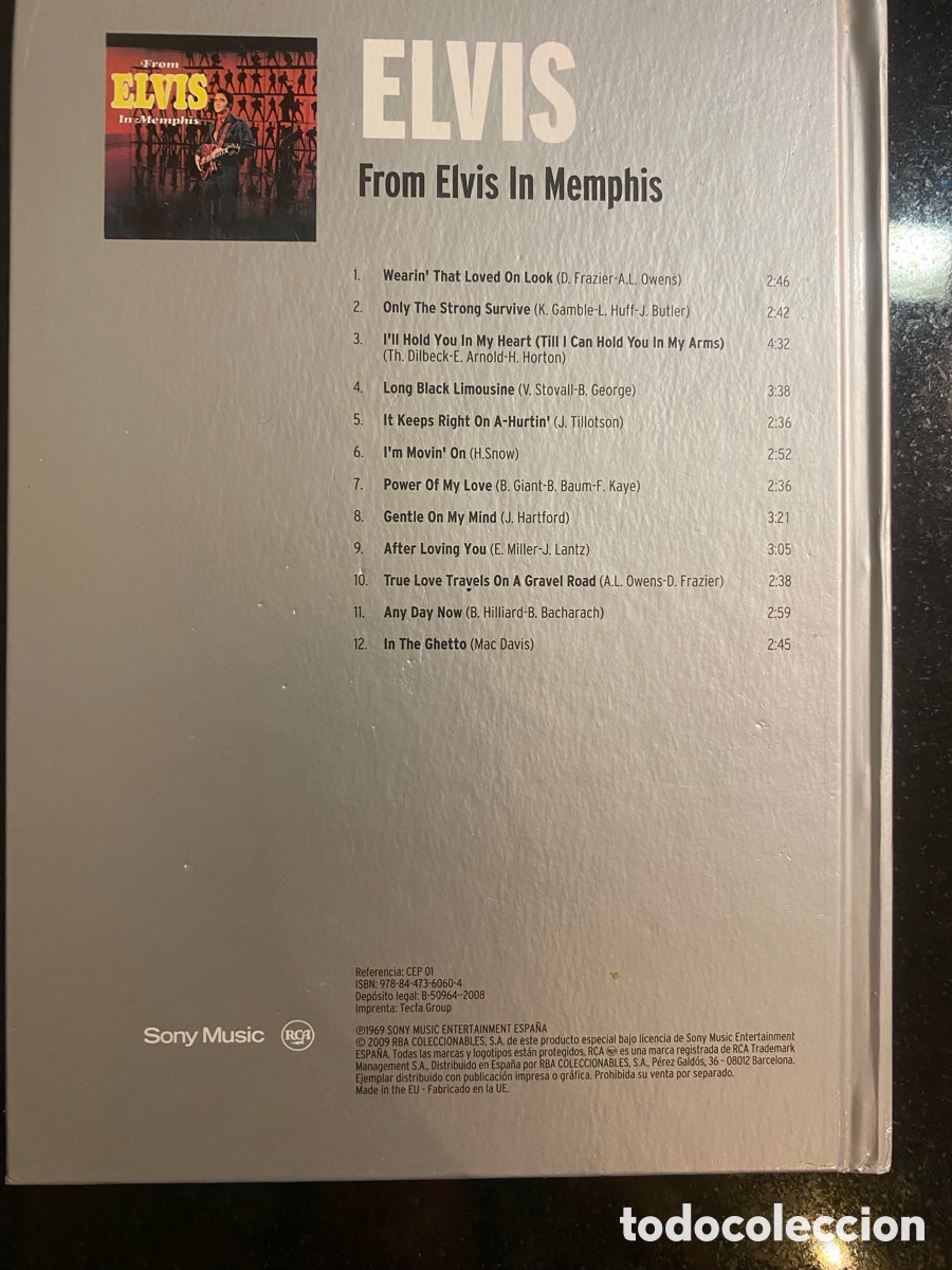 CDs de m&uacute;sica: From Elvis in Memphis, n&uacute;mero 1. CD+ libro. - Foto 2