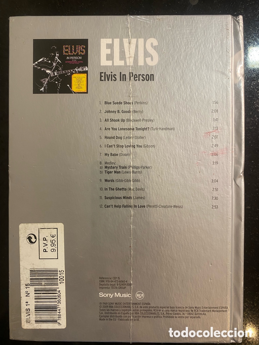 CDs de m&uacute;sica: CD+ libro Elvis In person n&uacute;mero 15 - Foto 2