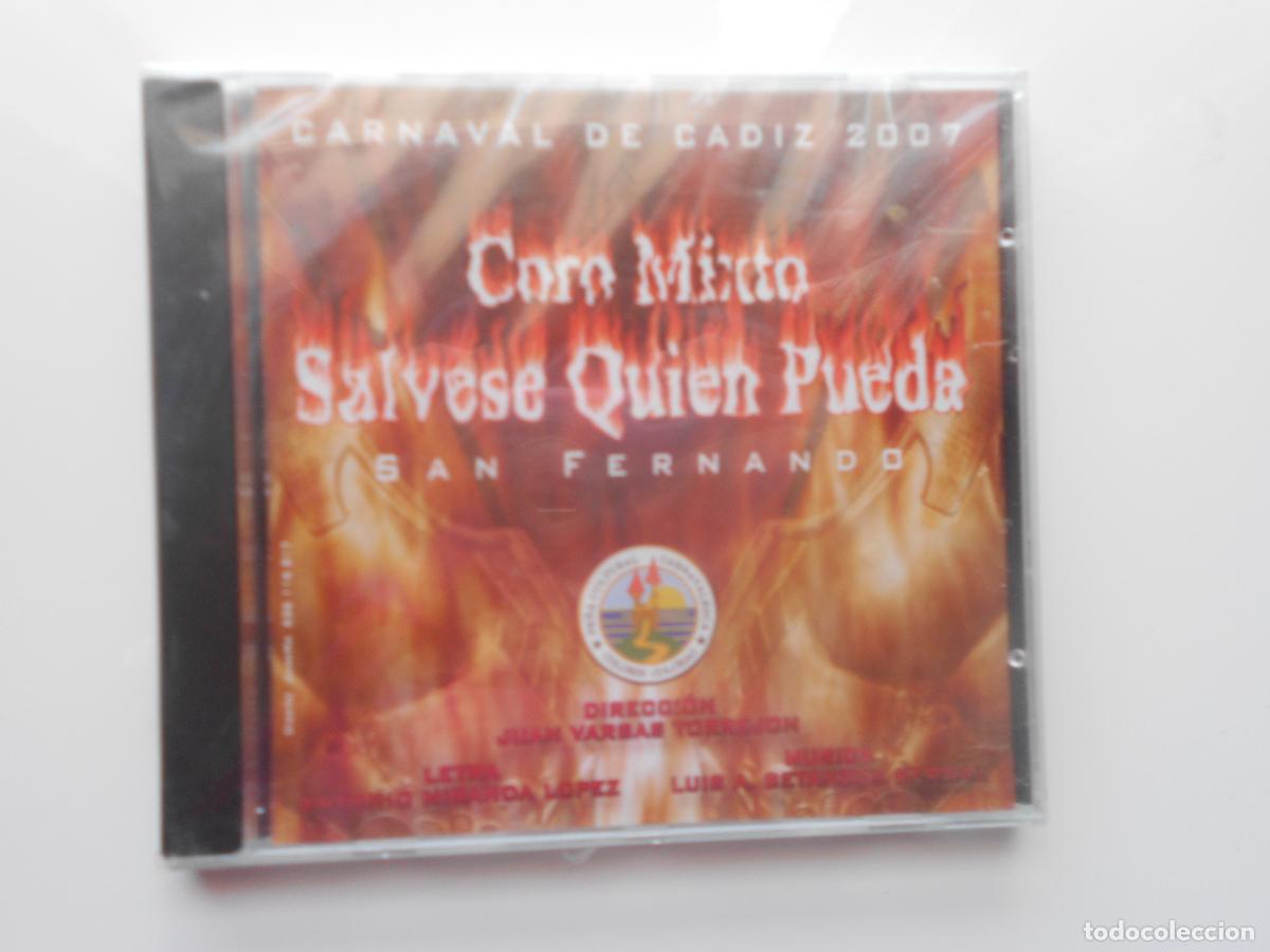 CDs de m&uacute;sica: SALVESE QUIEN PUEDA - CARNAVAL DE CADIZ 2007- CORO MIXTO DE SAN FERNADO - CD PRECINTADO