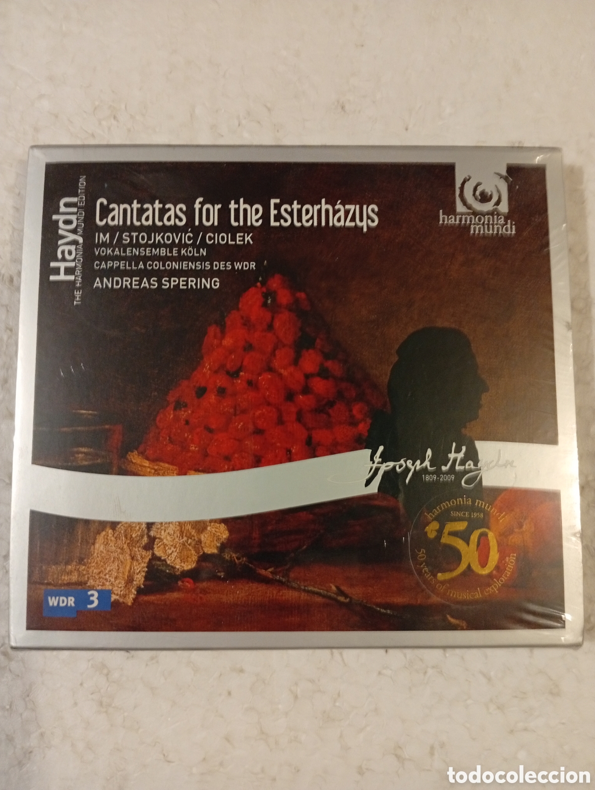 CDs de m&uacute;sica: 1 CD HAYDN CANTATAS FOR THE ESTERH&Aacute;ZYS VOKAL ENSEMBLE K&Ouml;LN SPERING HARMONIA MUNDI