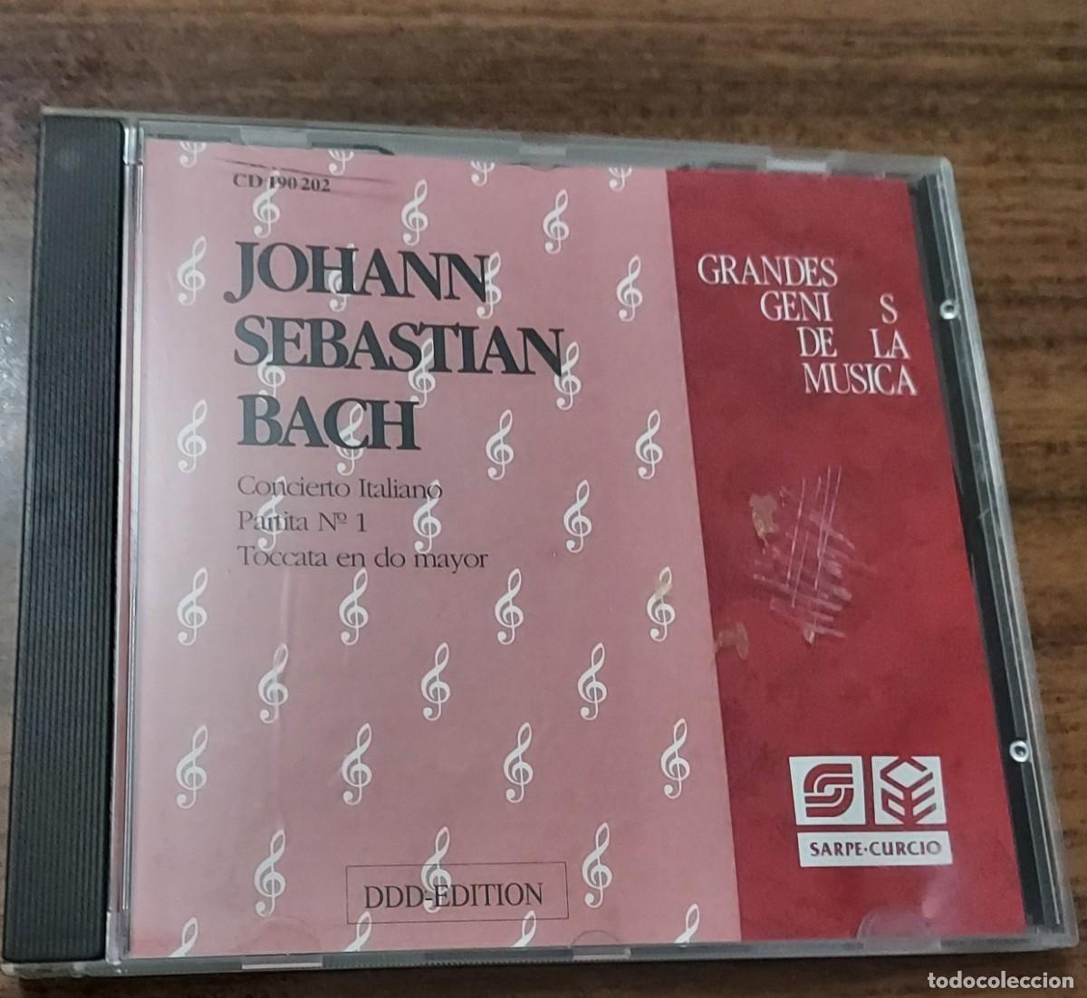 CDs de m&uacute;sica: JOHANN SEBASTIAN BACH - CONCIERTO ITALIANO - PARTITA 1 - TOCCATA - CD ALBUM SARPE MADE IN GERMANY