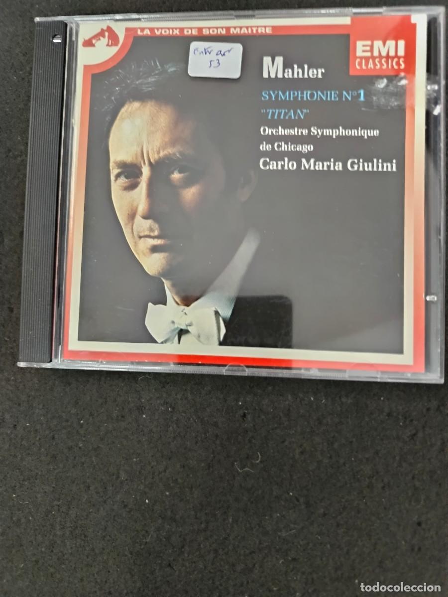 CDs de m&uacute;sica: MAHLER. SYMPHONIE N&ordm; 1 &rdquo;TITAN&rdquo;. DIR.: CARLO MARIA GIULINI. ORCHESTRE SYMPHONIQUE DE CHICAGO