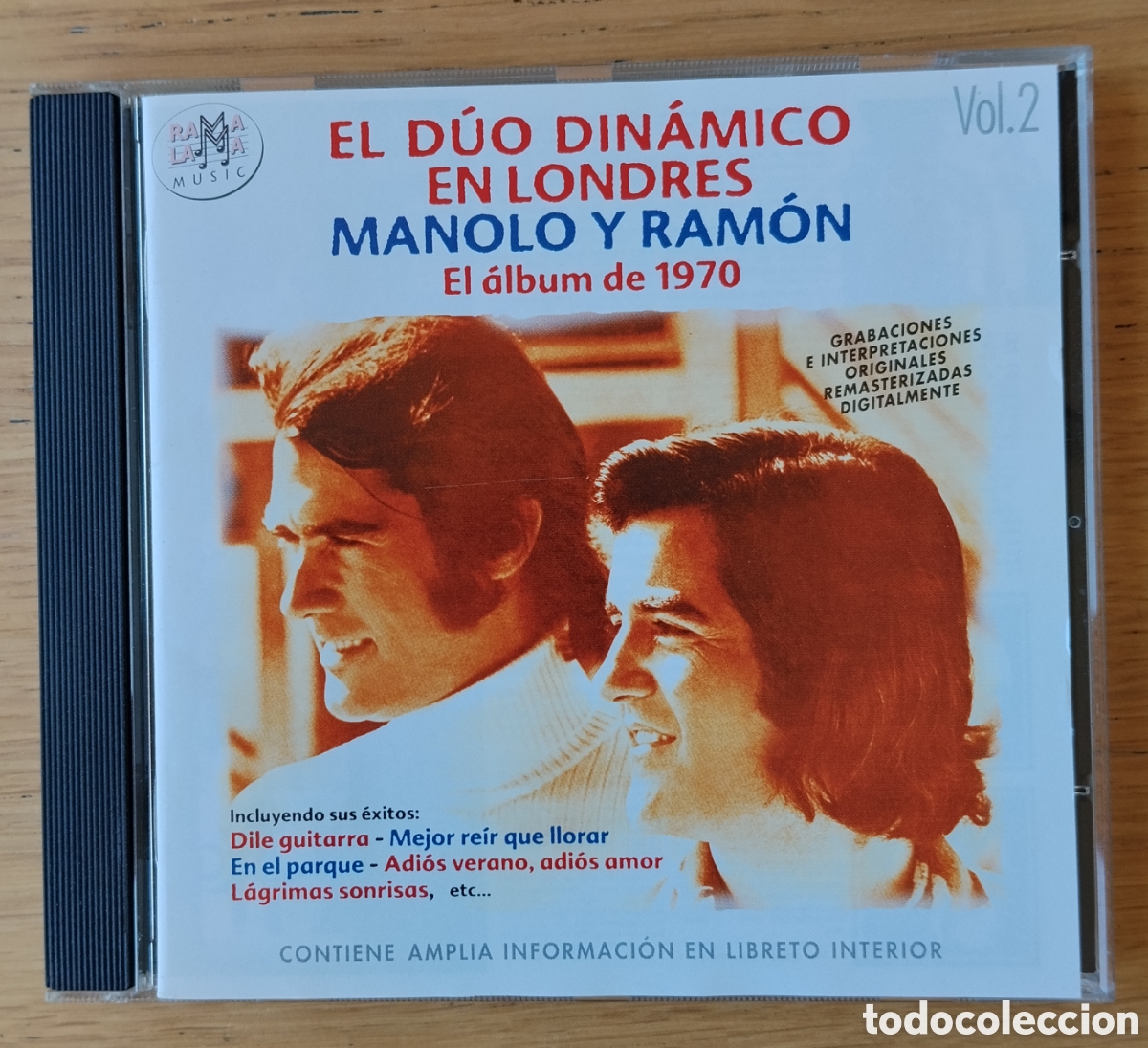 CDs de m&uacute;sica: D&Uacute;O DIN&Aacute;MICO: &rdquo;EL D&Uacute;O DIN&Aacute;MICO EN LONDRES (MANOLO Y RAM&Oacute;N. EL ALBUM DE 1970. VOL. 2&rdquo; CD 2002