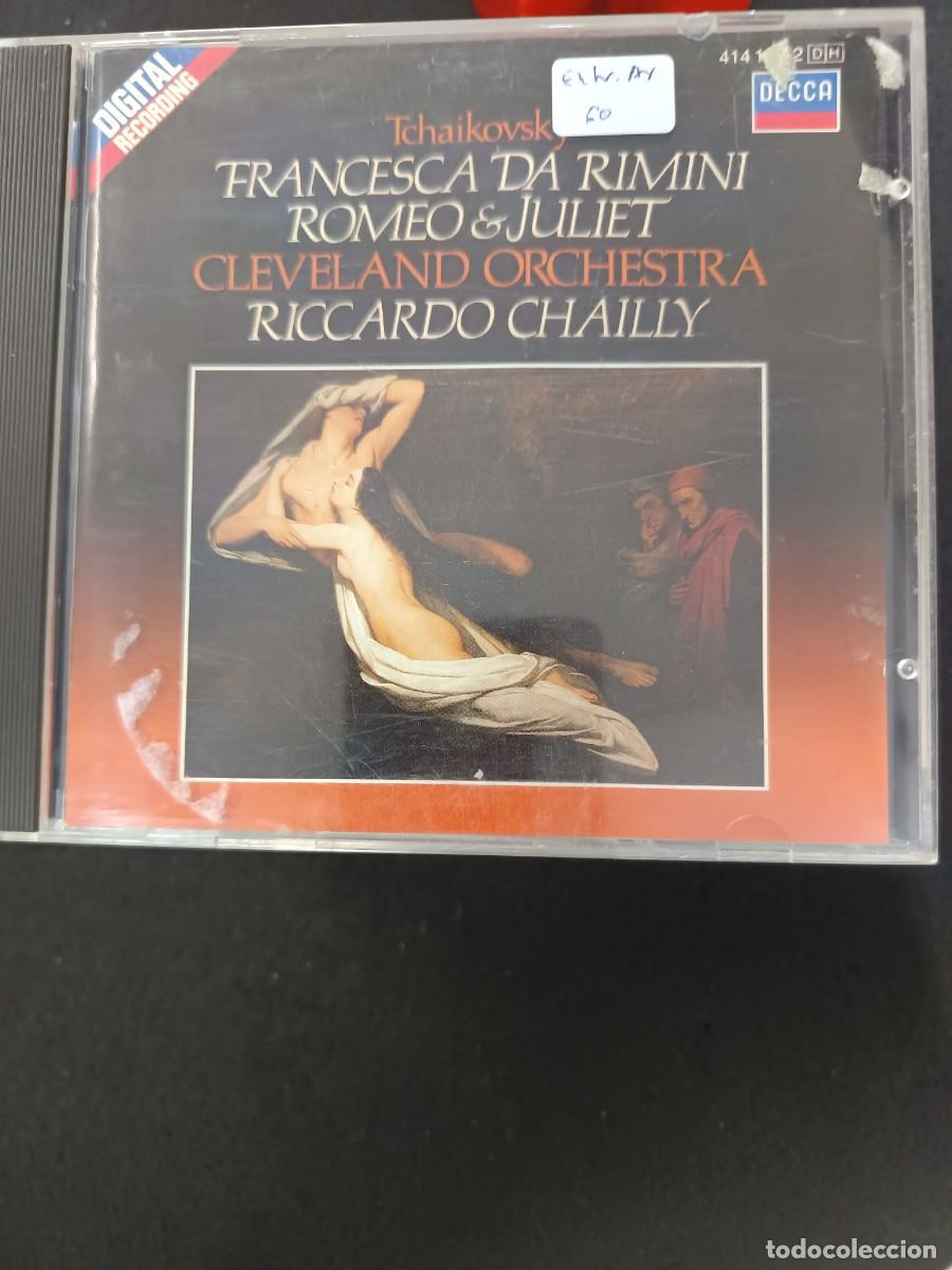 CDs de m&uacute;sica: TCHAIKOVSKY: FRANCESCA DA RIMINI / ROMEO & JULIET. DIR.: RICCARDO CHAILLY. CLEVELAND ORCHESTRA