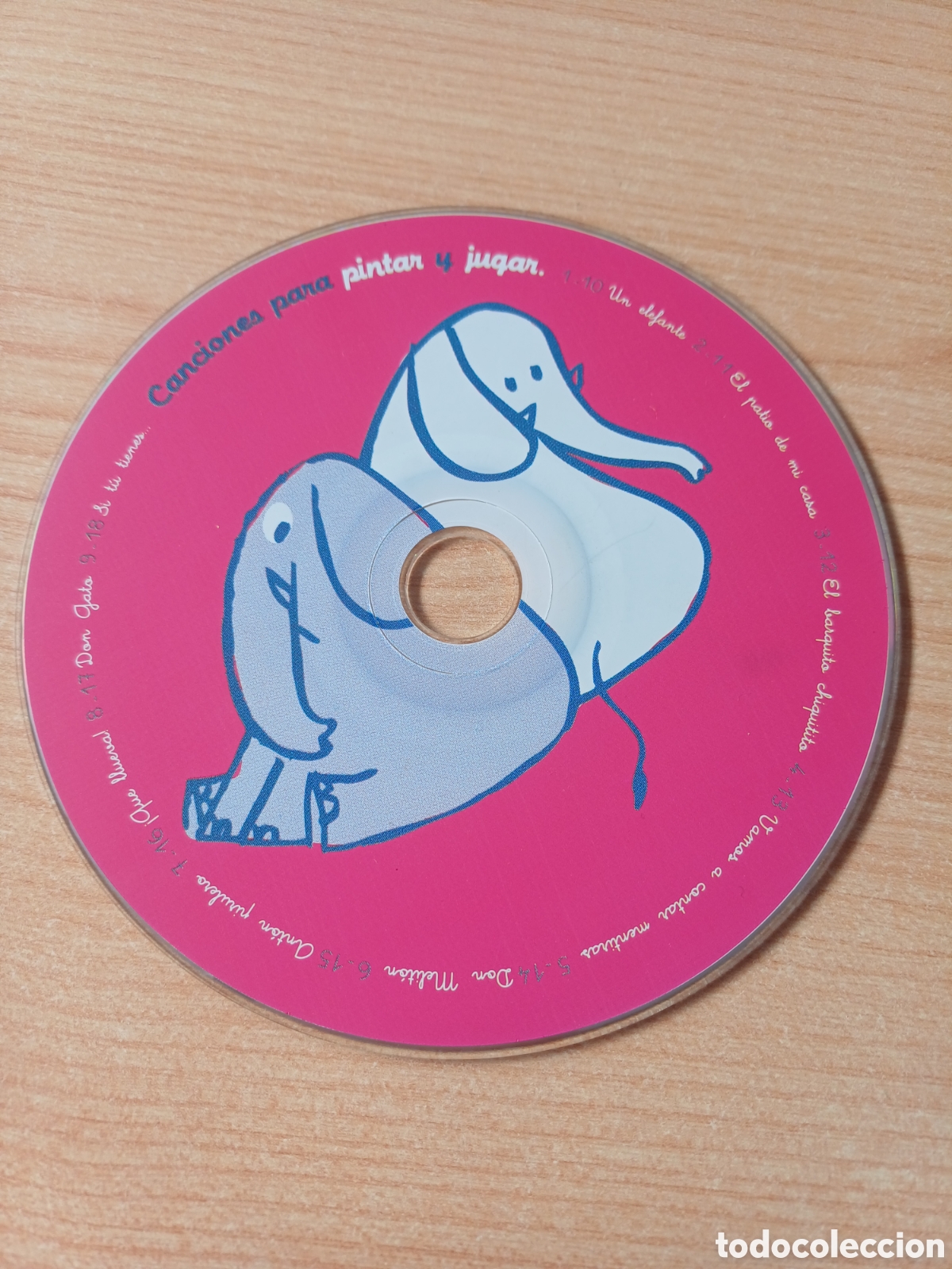CDs de m&uacute;sica: CANCIONES PARA PINTAR Y JUGAR CD AUDIO INFANTIL