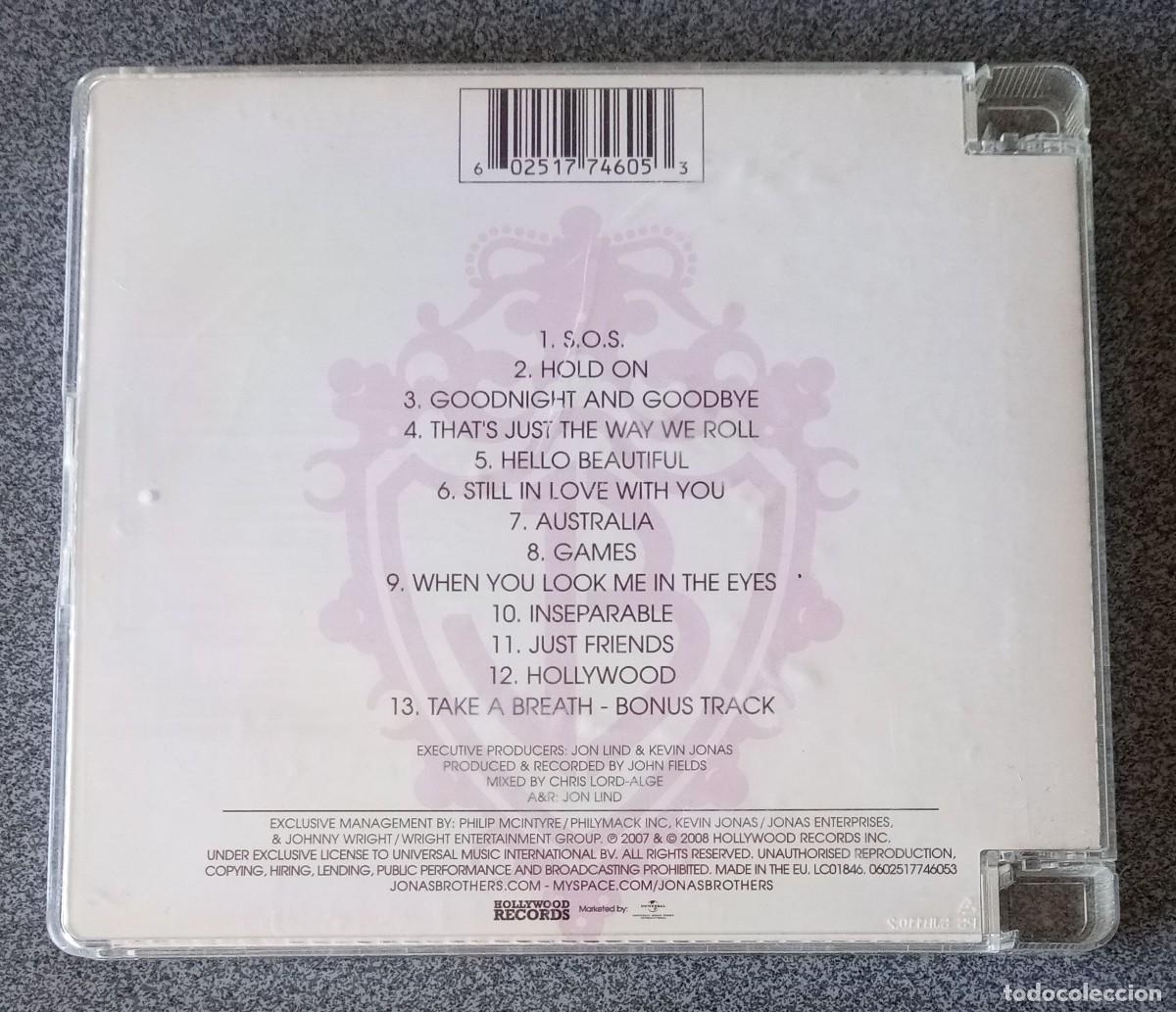 CDs de m&uacute;sica: Cd Jonas Brothers SOS - Foto 4