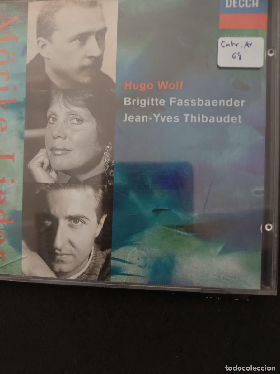 CDs de m&uacute;sica: HUGO WOLF. M&Ouml;RIKE LIEDER. BRIGITTE FASBAENDER. JEAN-YVES THIBAUDET