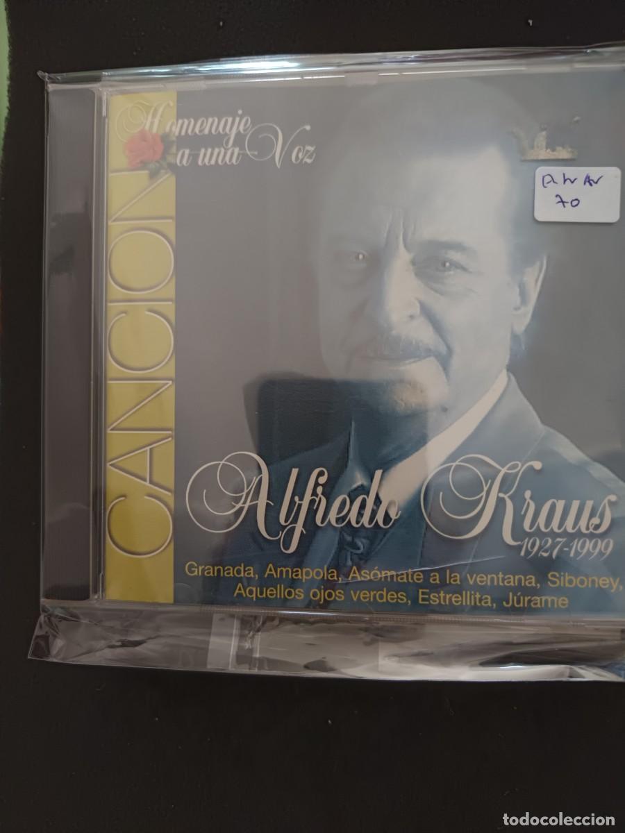 CDs de m&uacute;sica: ALFREDO KRAUS. CANCI&Oacute;N. HOMENAJE A UNA VOZ