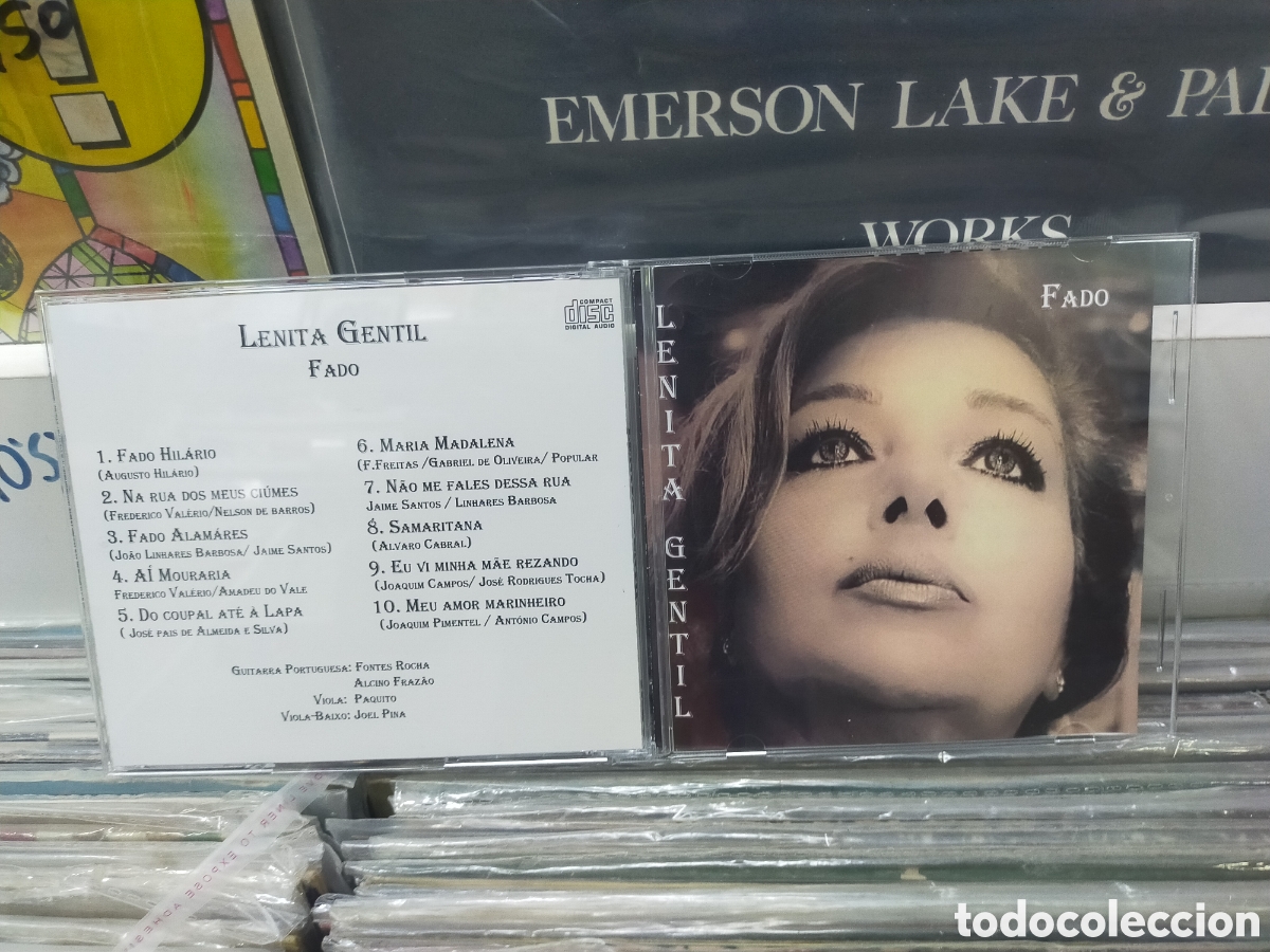CDs de m&uacute;sica: Lenita gentil cd fado firmado por ella