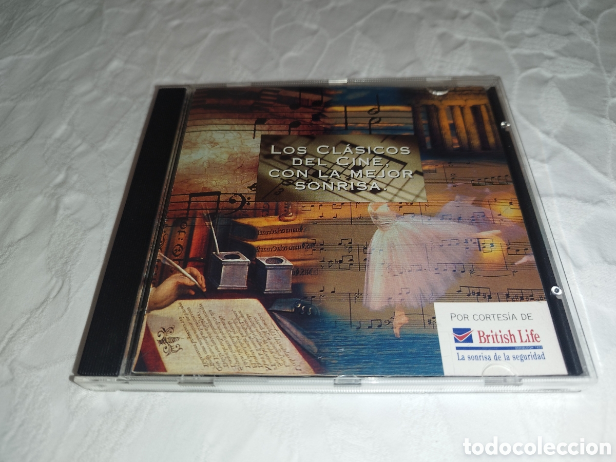 CDs de m&uacute;sica: CD. LOS CLASICOS DEL CINE, CON LA MEJOR SONRISA. BRITISH LIFE.