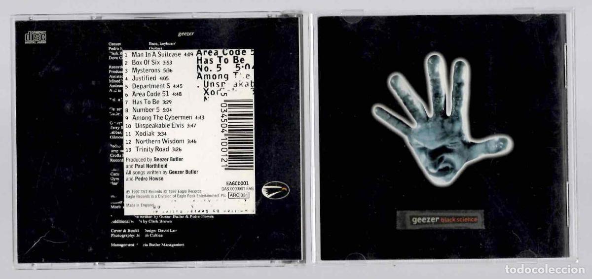 CDs de m&uacute;sica: CD GEEZER BLACK SCIENCE. EAGLE RECORDS 1997