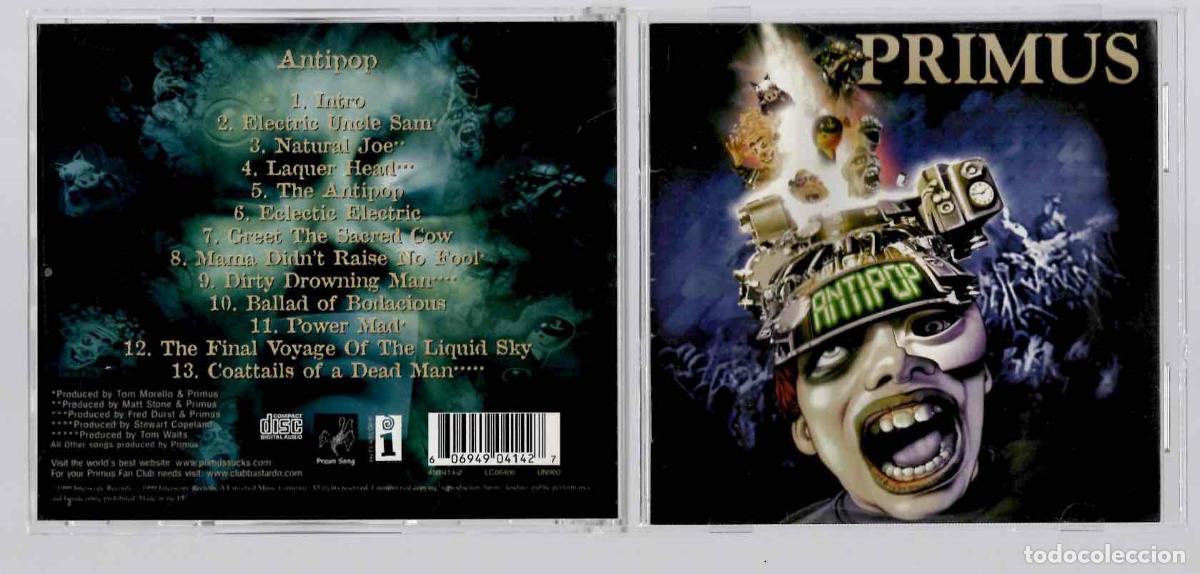 CDs de m&uacute;sica: CD PRIMUS ANTIPOP. INTERSCOPE 1999 - Foto 1
