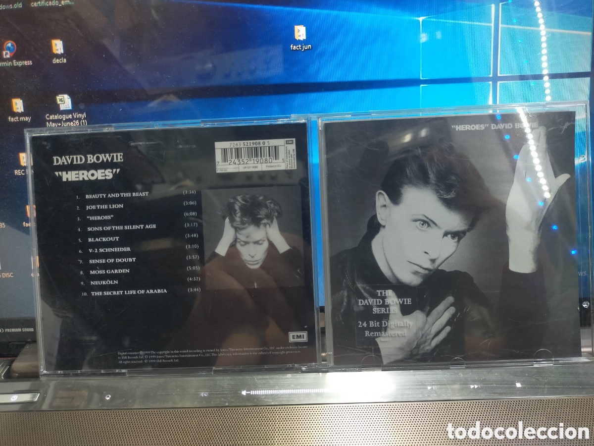 CDs de m&uacute;sica: David Bowie CD h&eacute;roes 1999