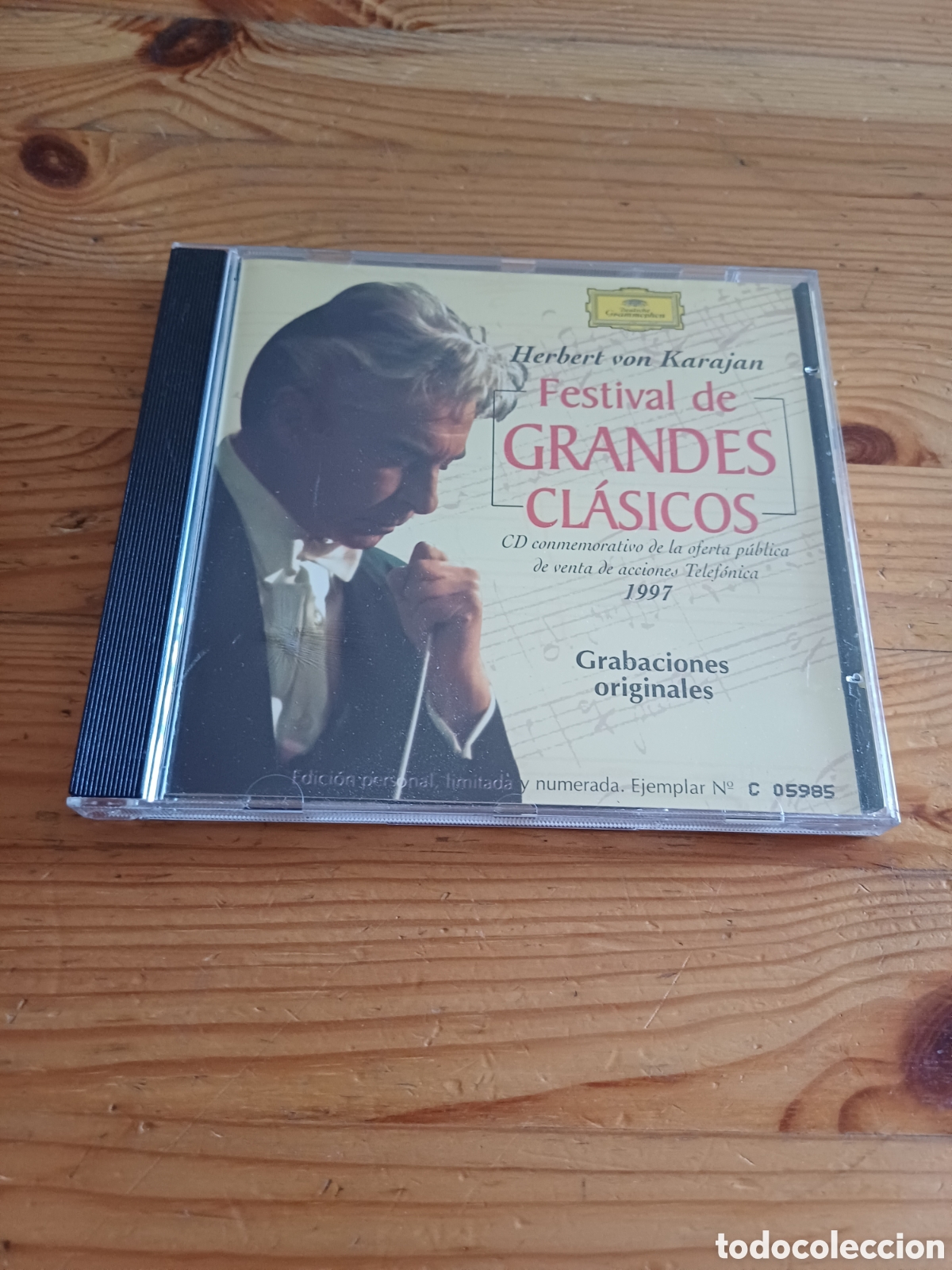 CDs de m&uacute;sica: Festival de grandes cl&aacute;sicos Herbert von Karajan Edicion conmemorativa Telefonica limitada