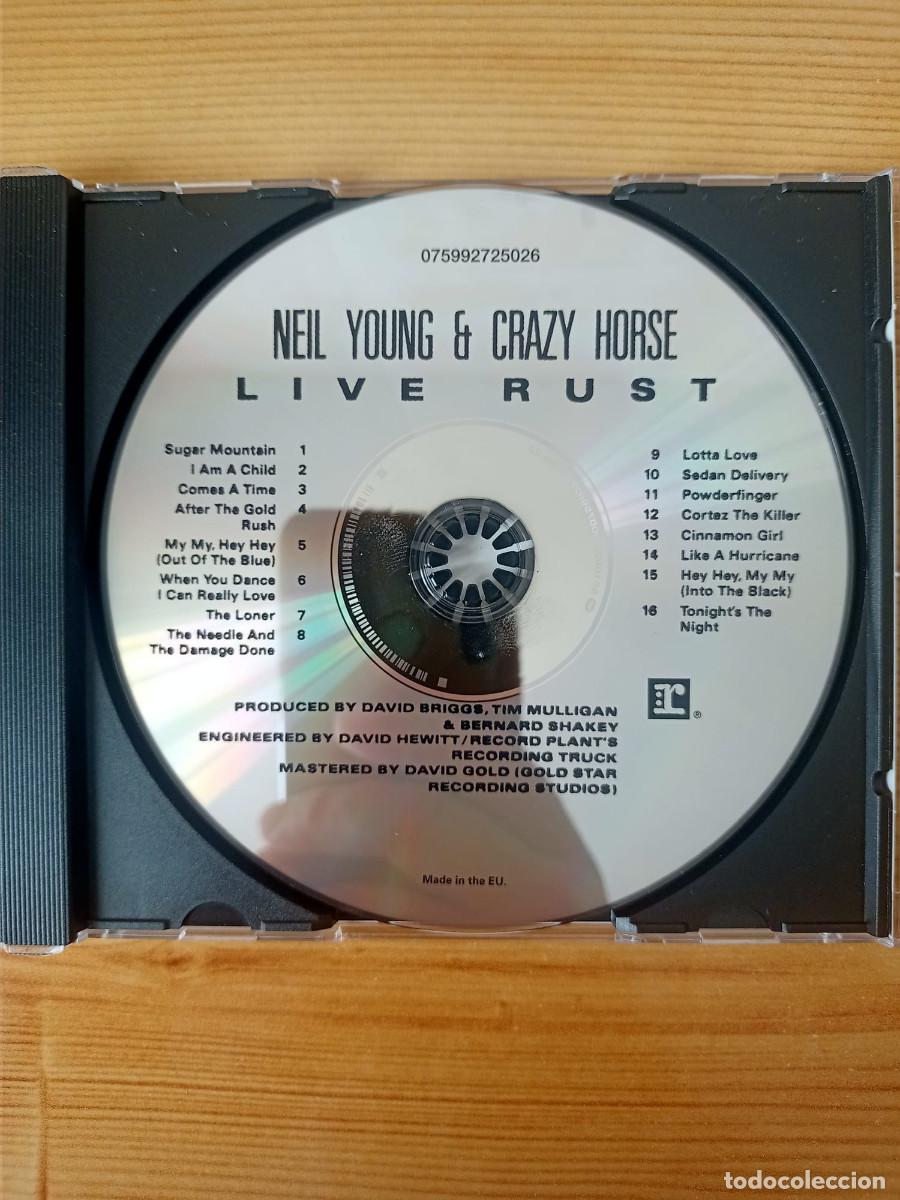 CDs de m&uacute;sica: Neil Young & Crazy Horse &ndash; Live Rust &ndash; CD Reprise 7599-27250-2 (France WE 851)