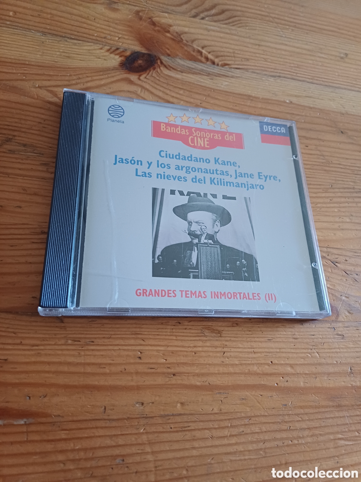CDs de m&uacute;sica: Ciudadano Kane Jas&oacute;n y los argonautas Jane Eyre Las nieves del Kilimanjaro Bandas Sonoras del Cine