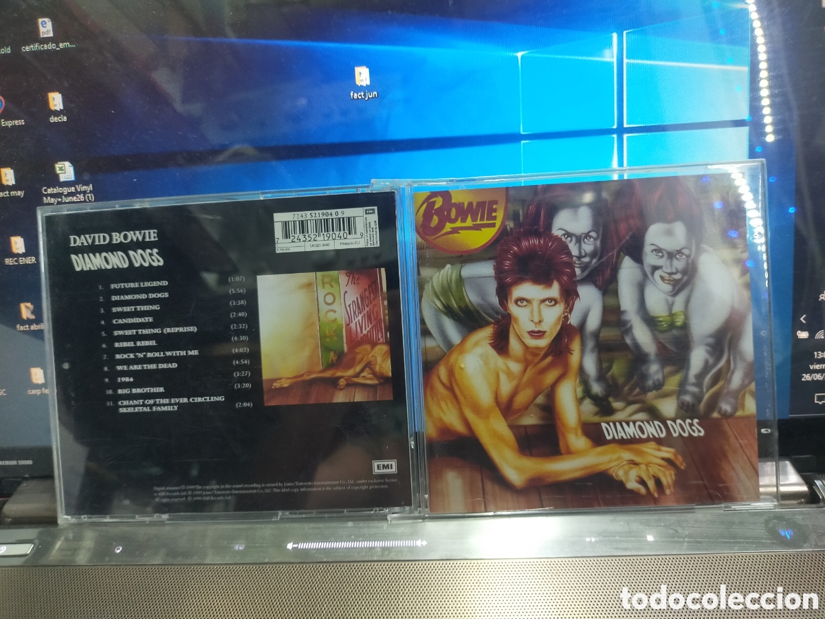 CDs de m&uacute;sica: David Bowie CD Diamonds dogs 1999