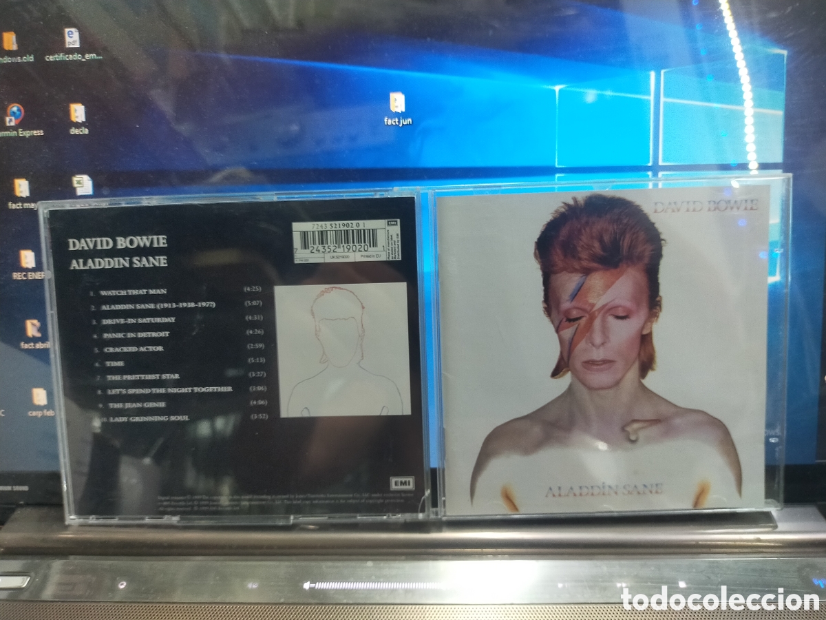 CDs de m&uacute;sica: David Bowie CD Aladdin sane 1999
