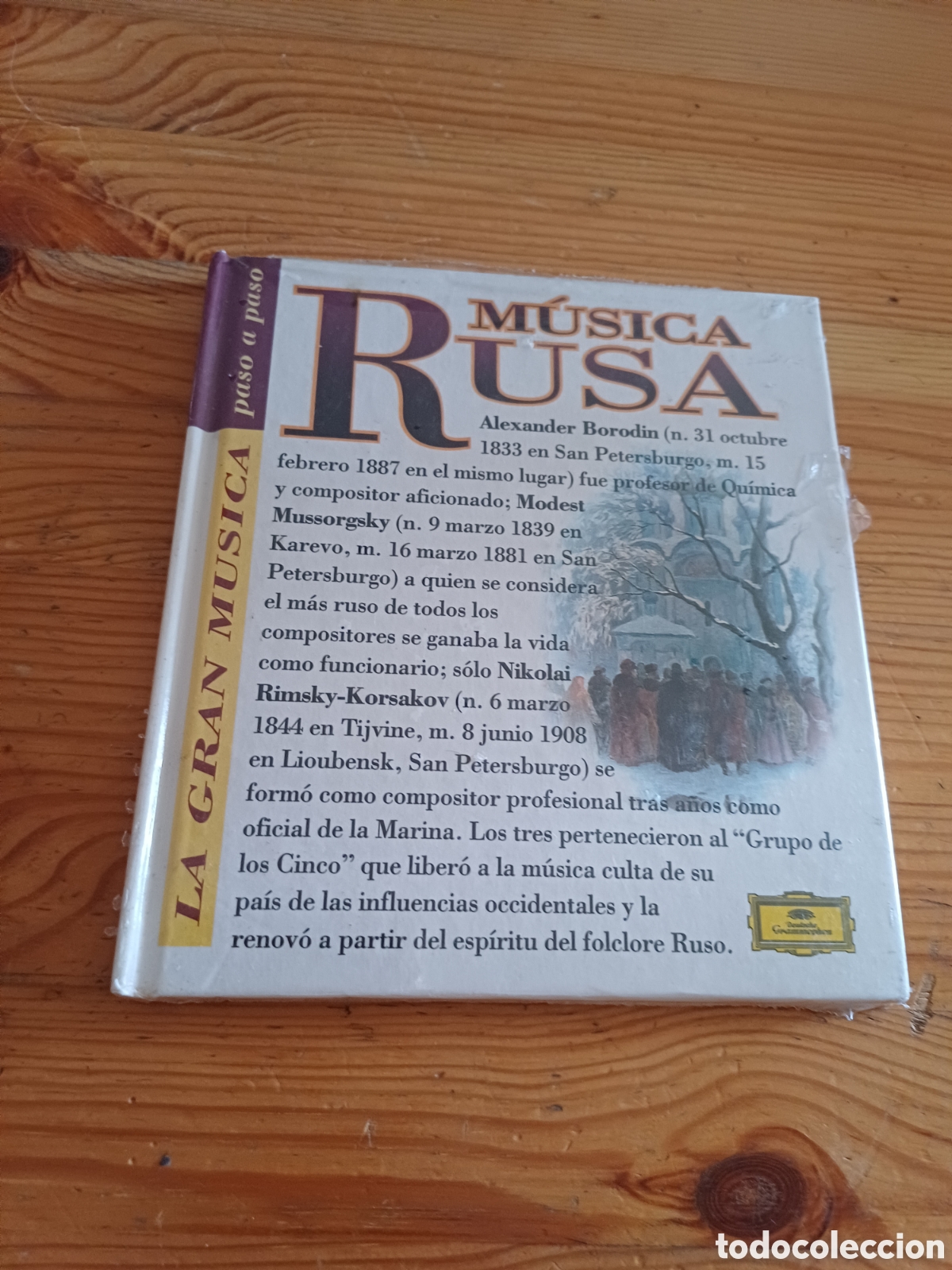 CDs de m&uacute;sica: Musica Rusa La gran musica paso a paso CD libro precintado Rimsky Korsakov Borodin Mussorgsky