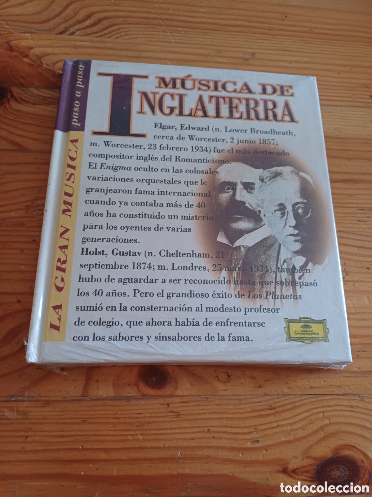 CDs de m&uacute;sica: Musica de Inglaterra La gran musica paso a paso CD libro precintado Edward Elgar Gustav Holst