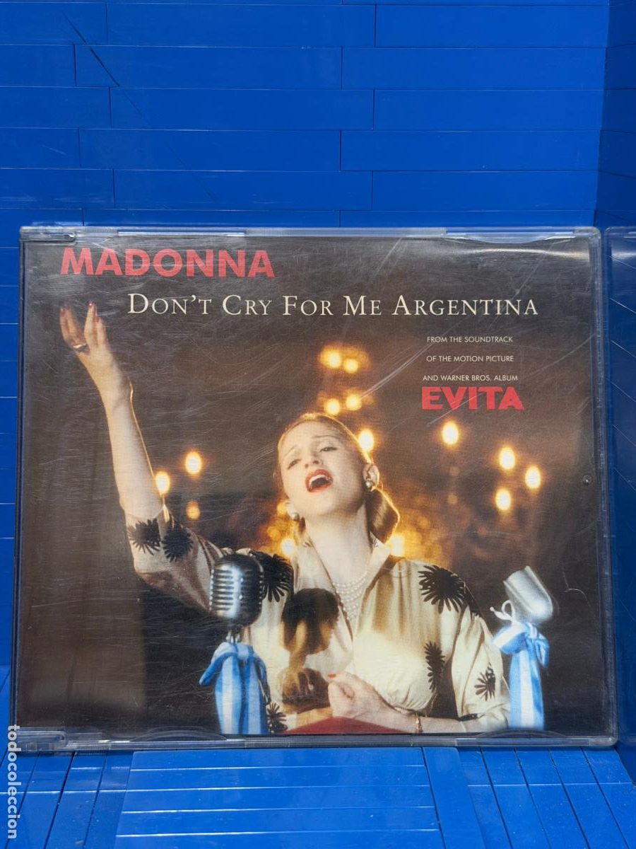 CDs de m&uacute;sica: DON'T CRY FOR ME ARGENTINA (THE DANCE MIXES) &ndash; MADONNA &ndash; 1996 &ndash; CD
