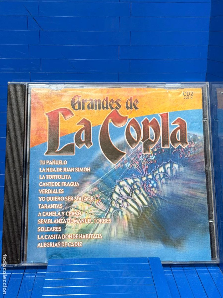 CDs de m&uacute;sica: GRANDES DE LA COPLA &ndash; ANTONIO MOLINA, RAFAEL FARINA, JUANITO VALDERRAMA &ndash; 2007 &ndash; CD