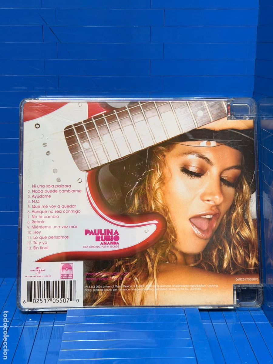 CDs de m&uacute;sica: ANANDA &ndash; PAULINA RUBIO &ndash; 2006 &ndash; CD - Foto 2