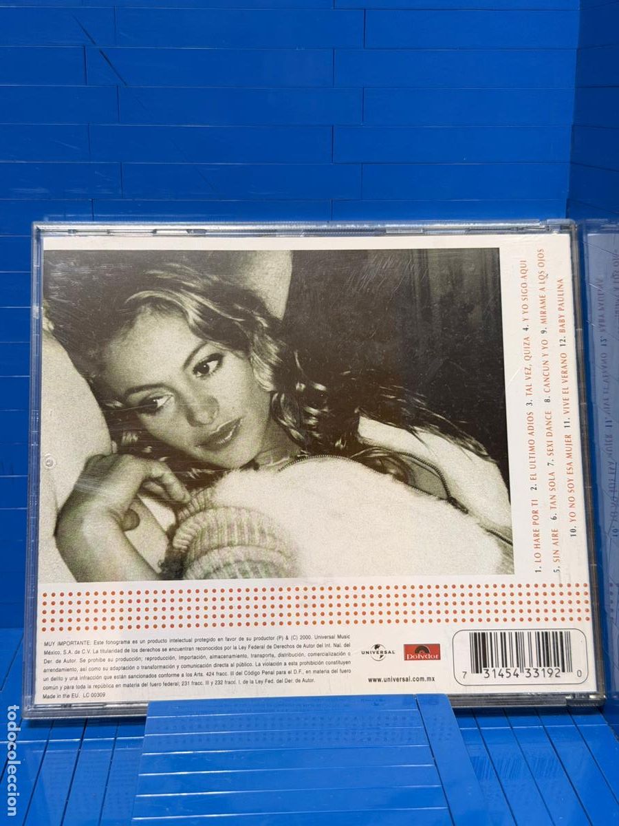 CDs de m&uacute;sica: PAULINA &ndash; PAULINA RUBIO &ndash; 2000 &ndash; CD - Foto 2