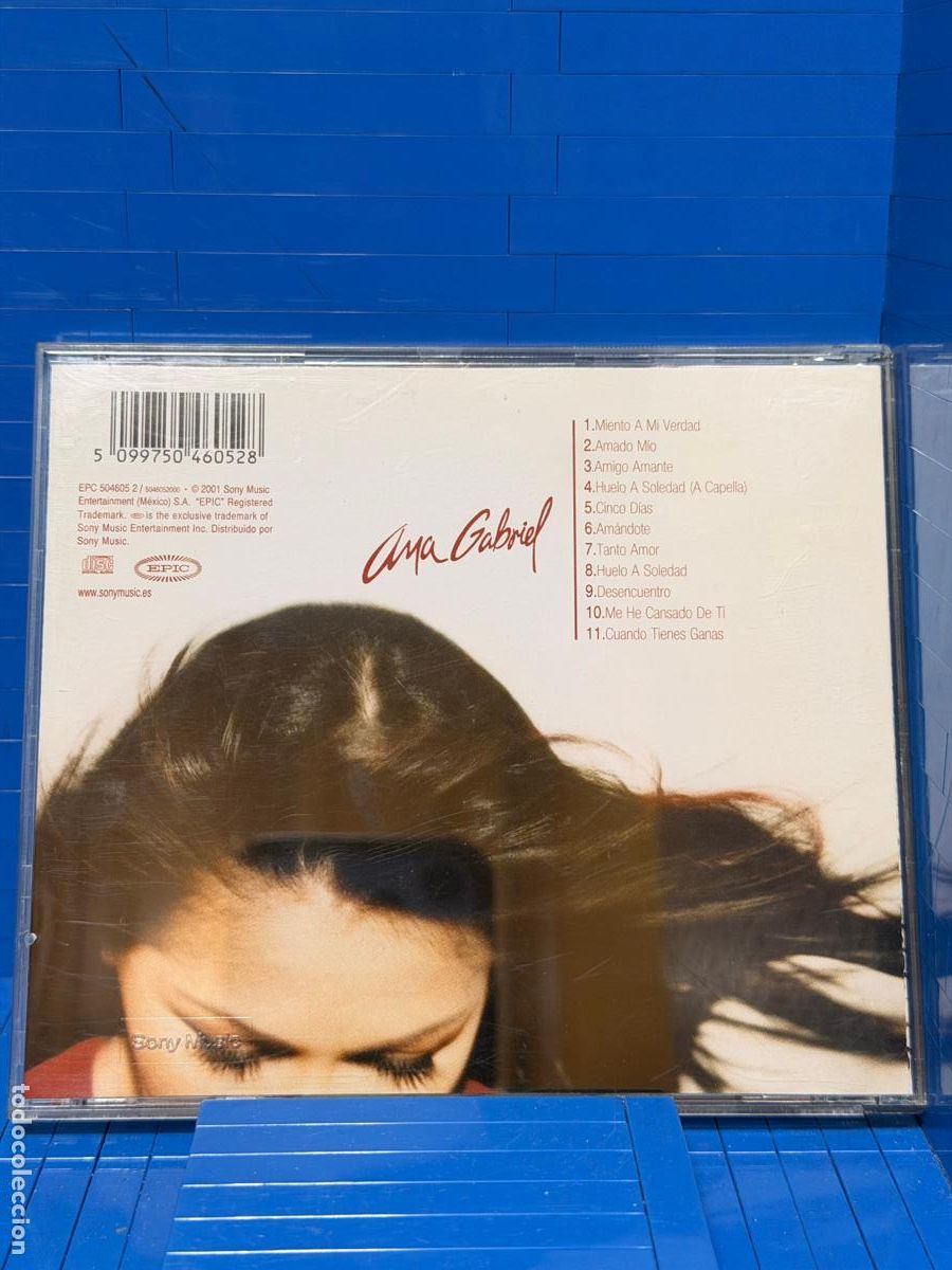CDs de m&uacute;sica: HUELO A SOLEDAD &ndash; ANA GABRIEL &ndash; 2001 &ndash; CD - Foto 2
